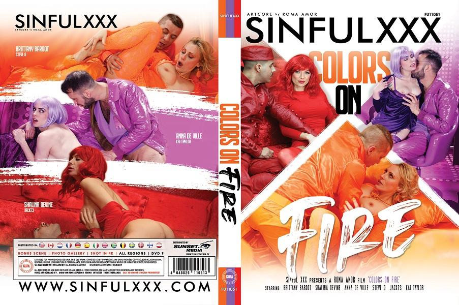 Colors On Fire (Sinful XXX) [2022 г., All Sex, HDRip, 1080p] (Anna De Ville, Brittany Bardot, Shalina Devine) ]
