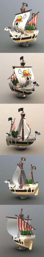 One Piece - Going Merry 3D Print