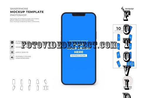 Smartphone Mockup Template Bundle - 2144942