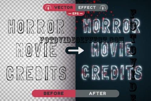 Horror Movie - Editable Text Effect - 7805980