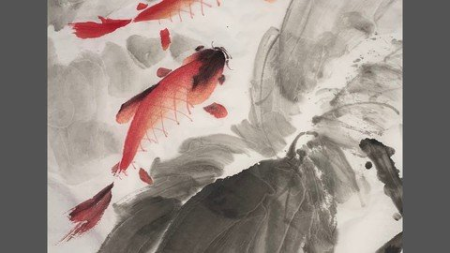 Relax With Brush Painting - Fish