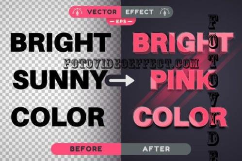 Pink Love - Editable Text Effect, Font Style - 7806079