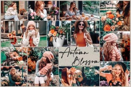 10 Autumn Blossom Photoshop Actions And ACR Presets, Moody - 2141594