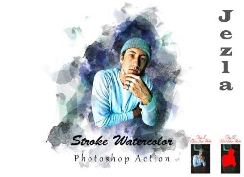Strokes Watercolor Photoshop Action - 7807360-Strokes-Watercolor-Photoshop-Action