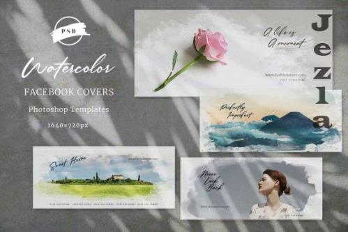 Watercolor Facebook Covers - 7808186