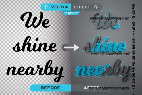 Double Stroke - Editable Text Effect - 7806511