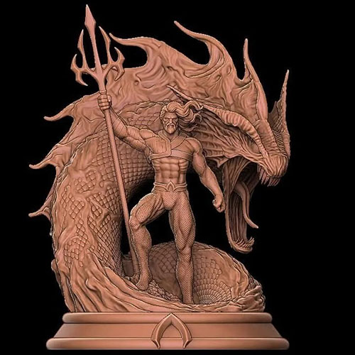 Aquaman Diorama 3D Print