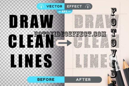 Pencil Draw - Editable Text Effect - 7814381
