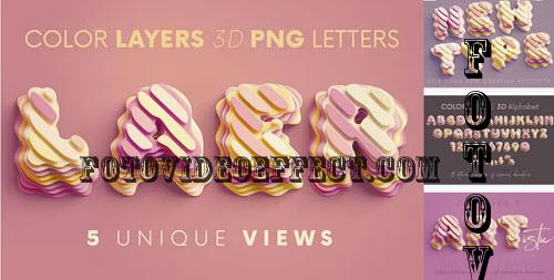 Color Layers - 3D Lettering - 7545681