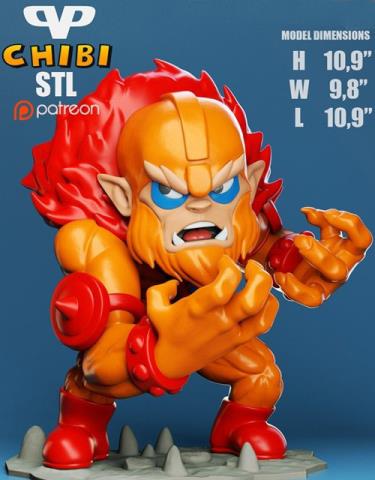 Beast Man Chibi 3D Print