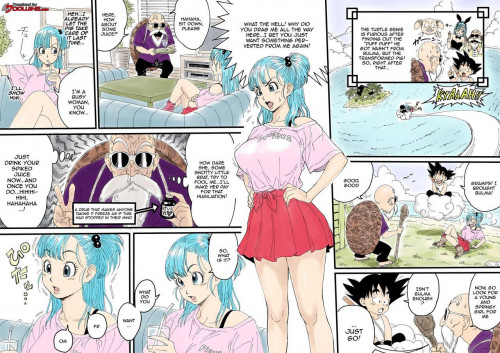 Bulma ✕ Kame-Sennin Last  Bulma x Turtle Hermit - Last Hentai Comics