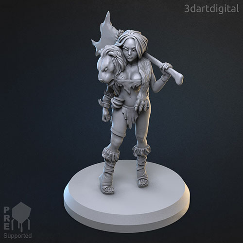 Suraya the Lioness 3D Print