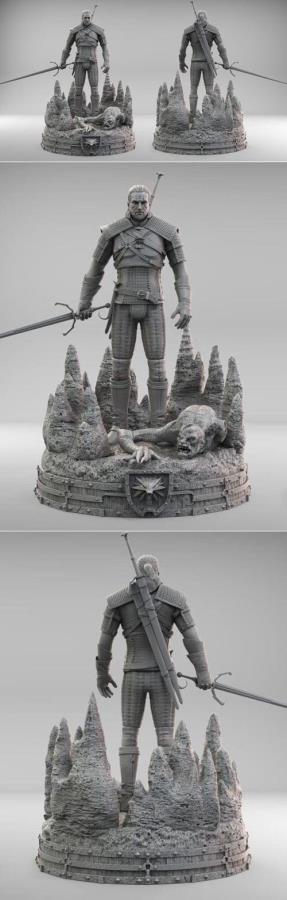 Witcher Geralt 3D Print
