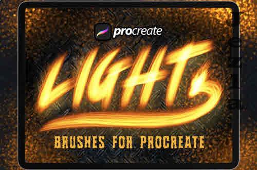 Dans Light Brush Procreate - XQ2THMZ