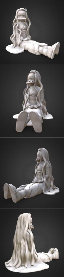 Nezuko Kamado 3D Print