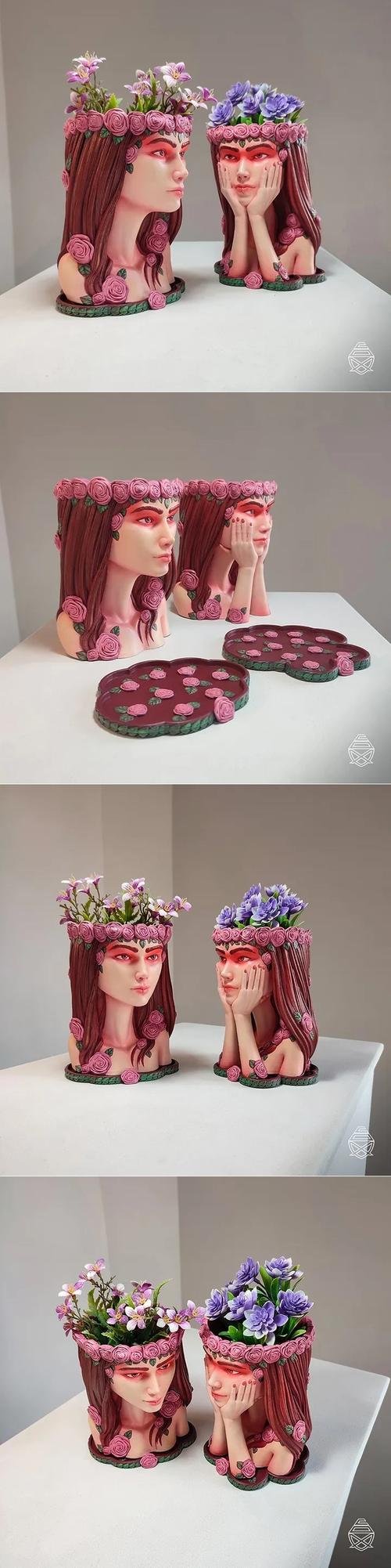 Flora Goddess - Pipe Cox - 2 models 3D Print