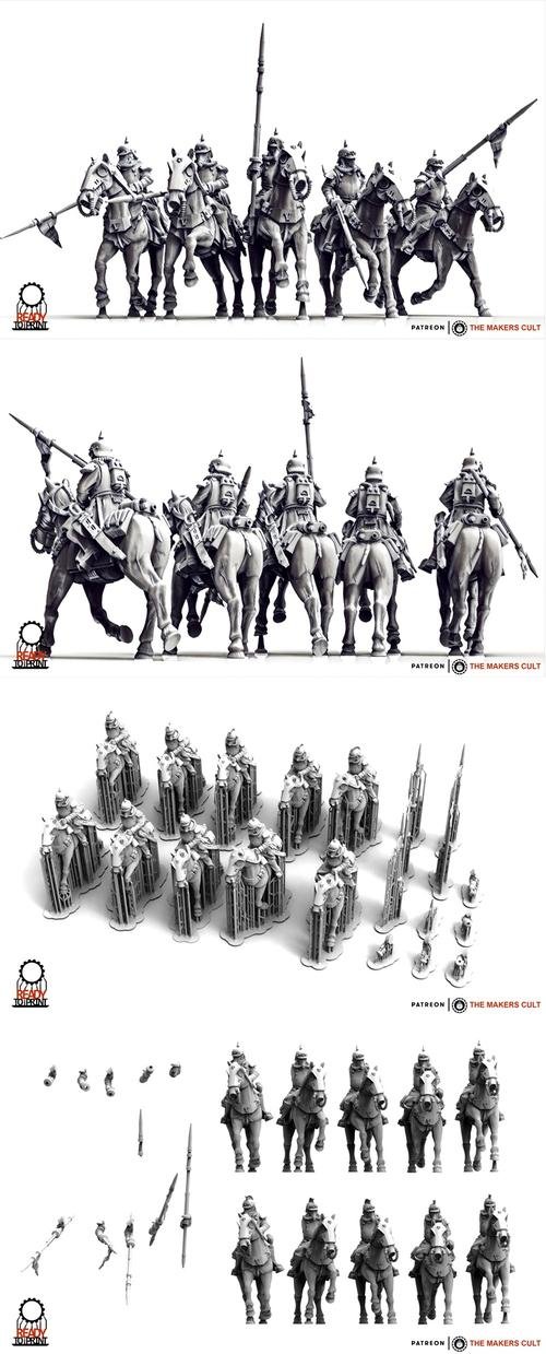 The Makers Cult - Valour Korps - Shock Cavalry 3D Print