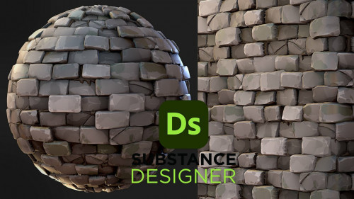 Artstation - Stylized Bricks - Substance 3D Designer