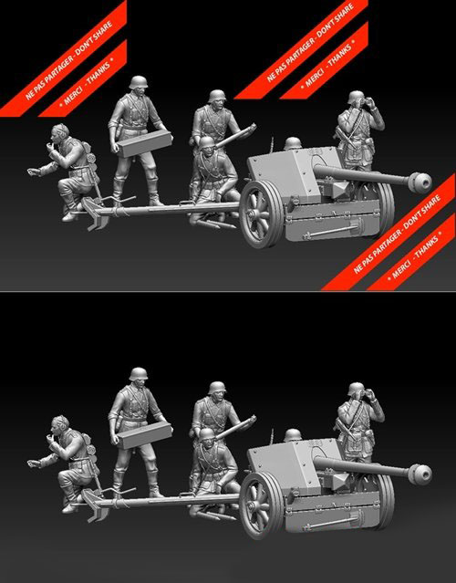 Artillerie allemande 3D Print