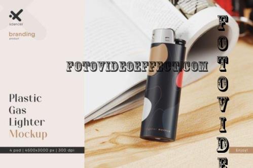 Plastic Gas Lighter Mockup - 2152347