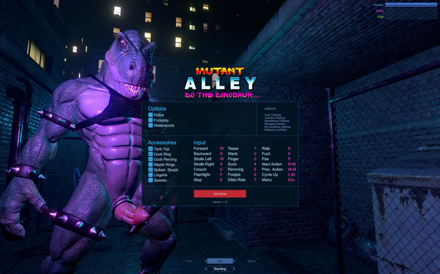 TailsUp4Tyranno - Mutant Alley: Do The Dinosaur Ver.1.15 Final Porn Game
