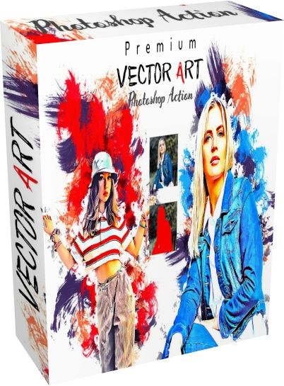 Creative Market - Premium Vector Art PS Action