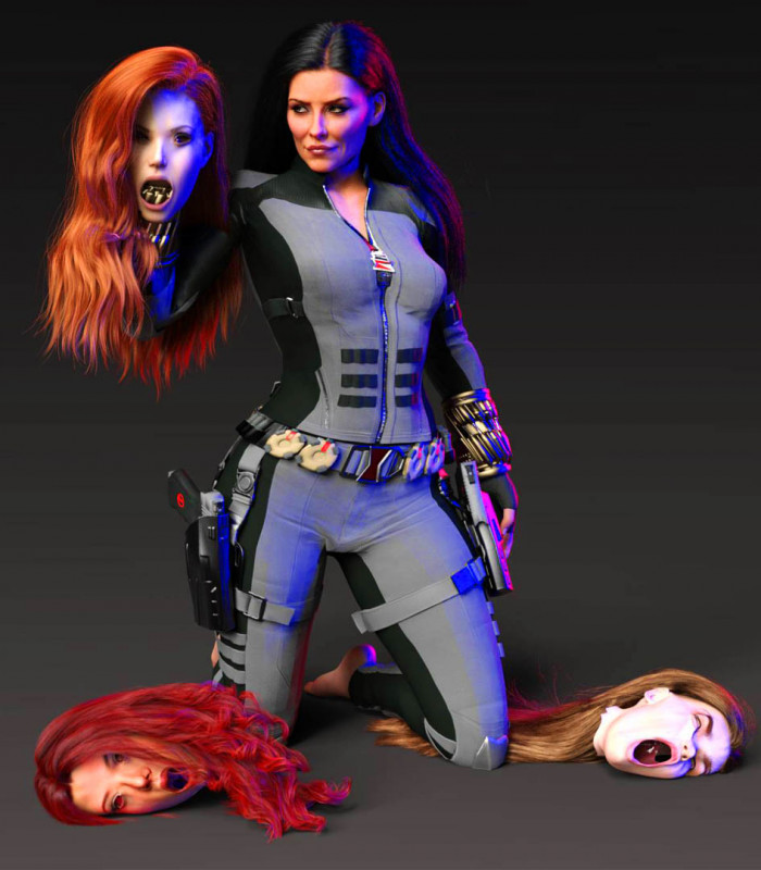 Imperial0211 - Black Widow's Many Faces 3D Porn Comic
