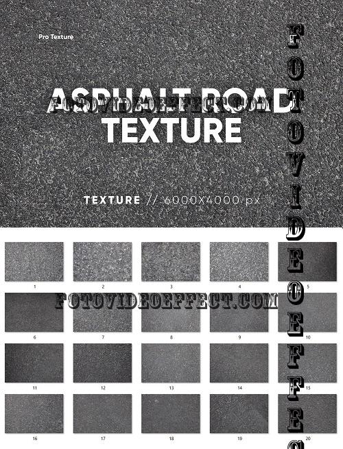 20 Asphalt Road Texture - 7824594