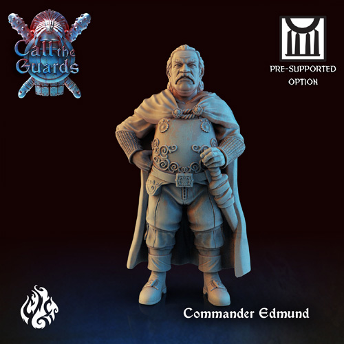 Commander Edmund 3D Print