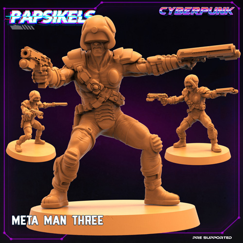 Meta Man Three 3D Print