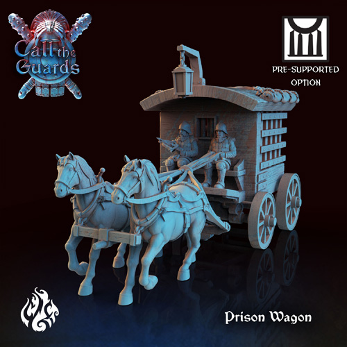 City Watch – Prison Wagon 3D Print