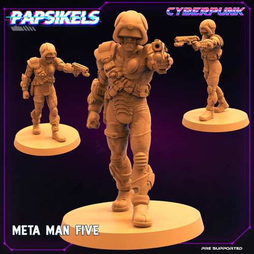 Meta Man Five 3D Print