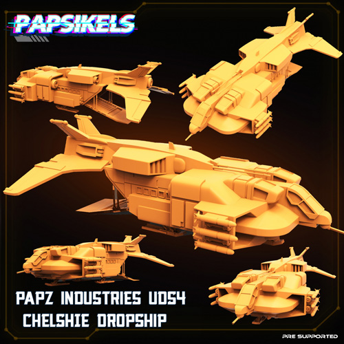 PAPZ Industries UDS4 Chelshie Dropship 3D Print