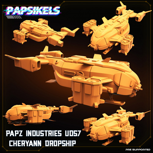 PAPZ Industries UDS7 Cheryann Dropship 3D Print