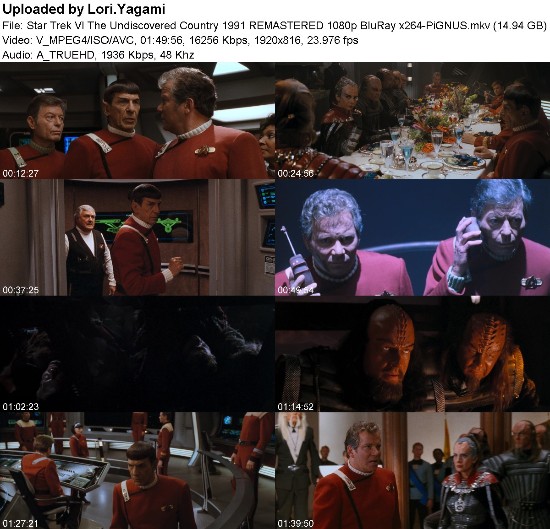 Star Trek VI The Undiscovered Country 1991 REMASTERED 1080p BluRay x264-PiGNUS