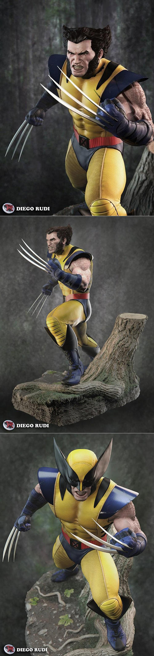 Wolverine 3D Print Model 
