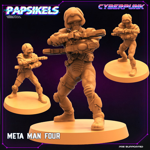 Meta Man Four 3D Print