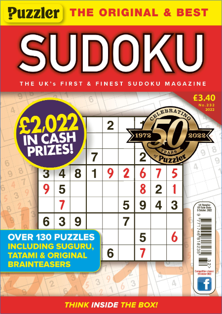 Puzzler Sudoku – September 2022