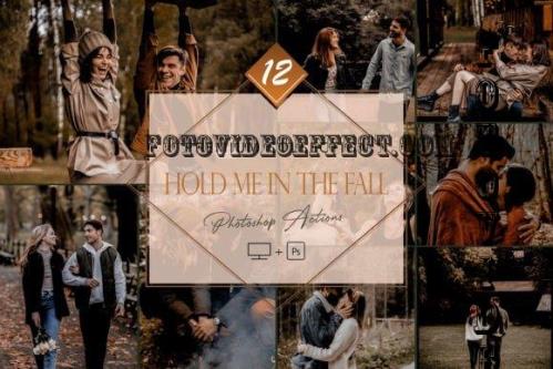 12 Photoshop Actions,Hold Me in the Fall