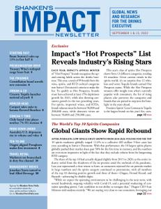 Shanken's Impact Newsletter - September 01, 2022