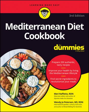 Mediterranean Diet Cookbook For Dummies, 3rd Edition (True EPUB)