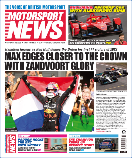 Motorsport News - September 08, 2022