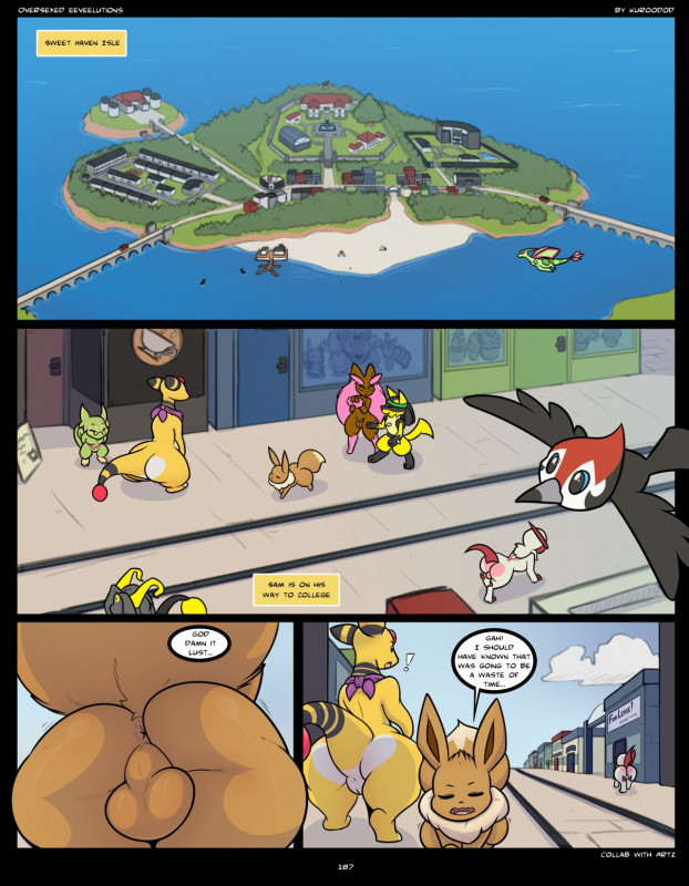 Kuroodod - The New Adventures of Oversexed Eeveelutions Porn Comics