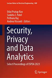 Security, Privacy and Data Analytics Select Proceedings of ISPDA 2021