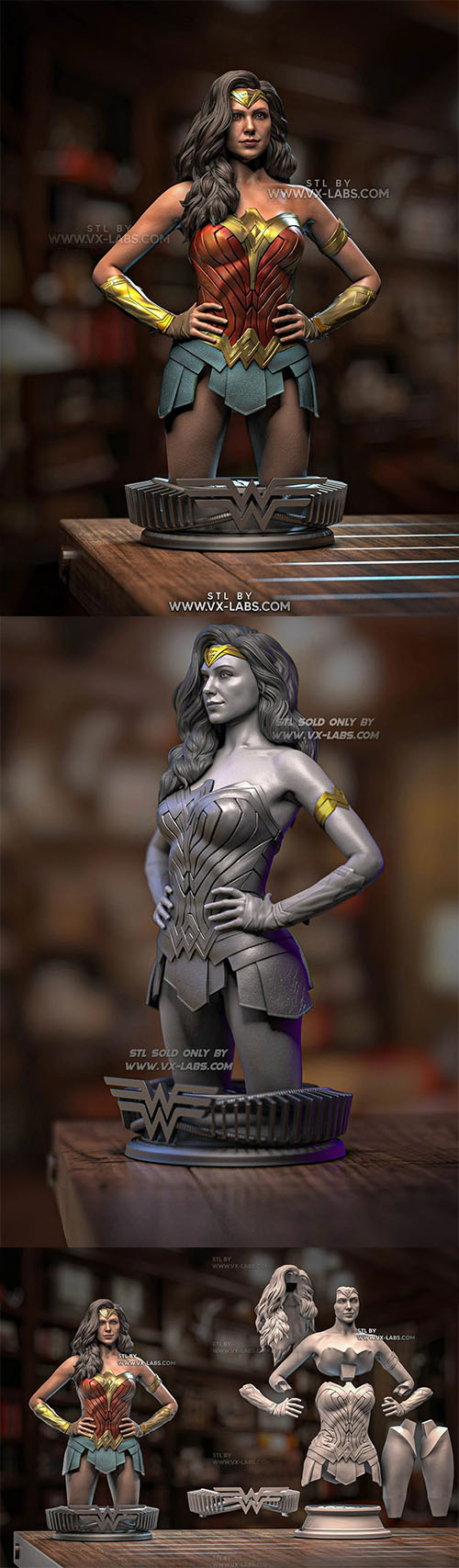 Amazonian Warrior – Gal Gadot 3D Print