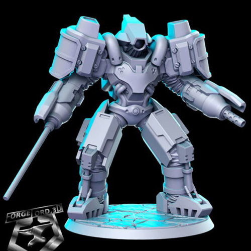 Armored Shock Trooper 1 3D Print
