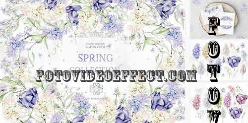 Watercolor Spring Collection - 6991734