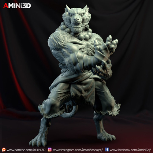 Tabaxi Monk Male 3D Print