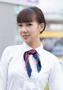 AsiaM – Xia Yu Xi ​- Picking Up on Street – Flight Attendant