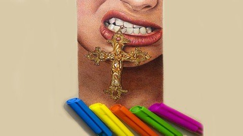 The Ultimate Hyper-Real Drawing With Colored Pen